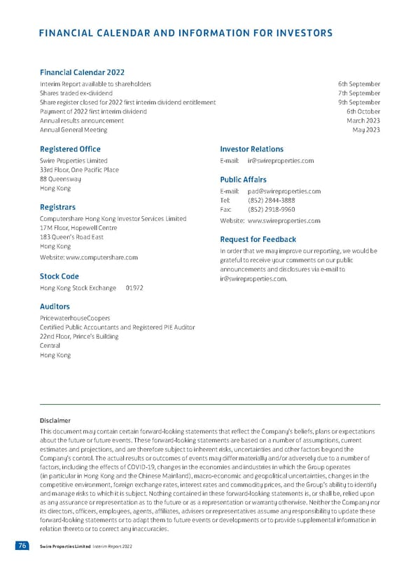 2022 Interim Report | EN - Page 78