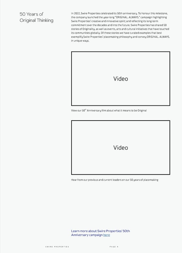 Swire Properties Corporate Brochure 2022 EN - Page 11
