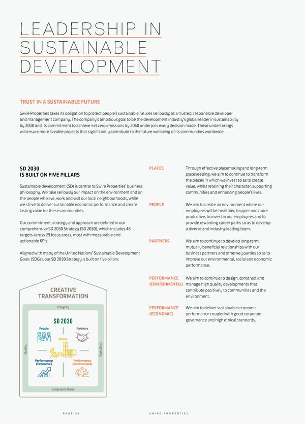 Swire Properties Corporate Brochure 2022 EN - Page 30