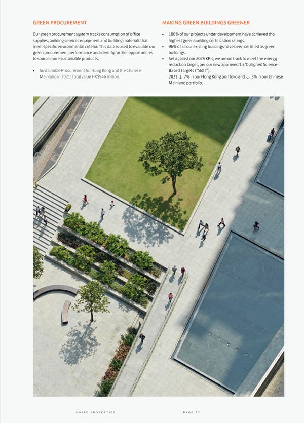Swire Properties Corporate Brochure 2022 EN - Page 35