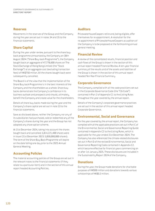 Annual Report 2024 | EN - Page 122